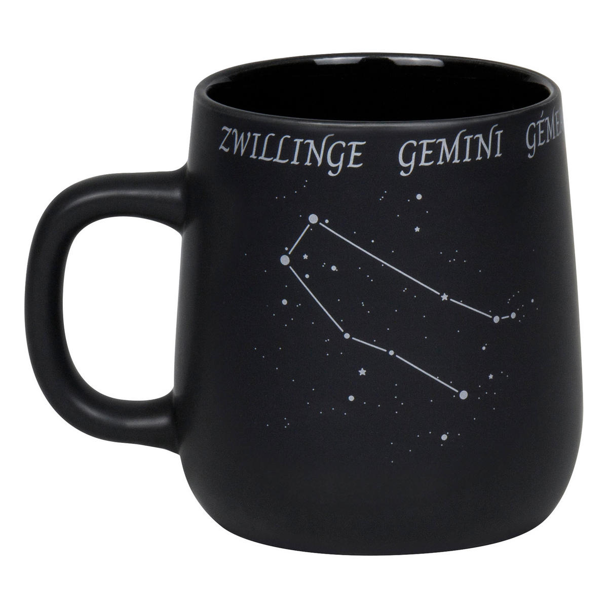 KAFFEEBECHER Sternzeichen Zwillinge - Naturfarben, Keramik (0.4L) - Könitz