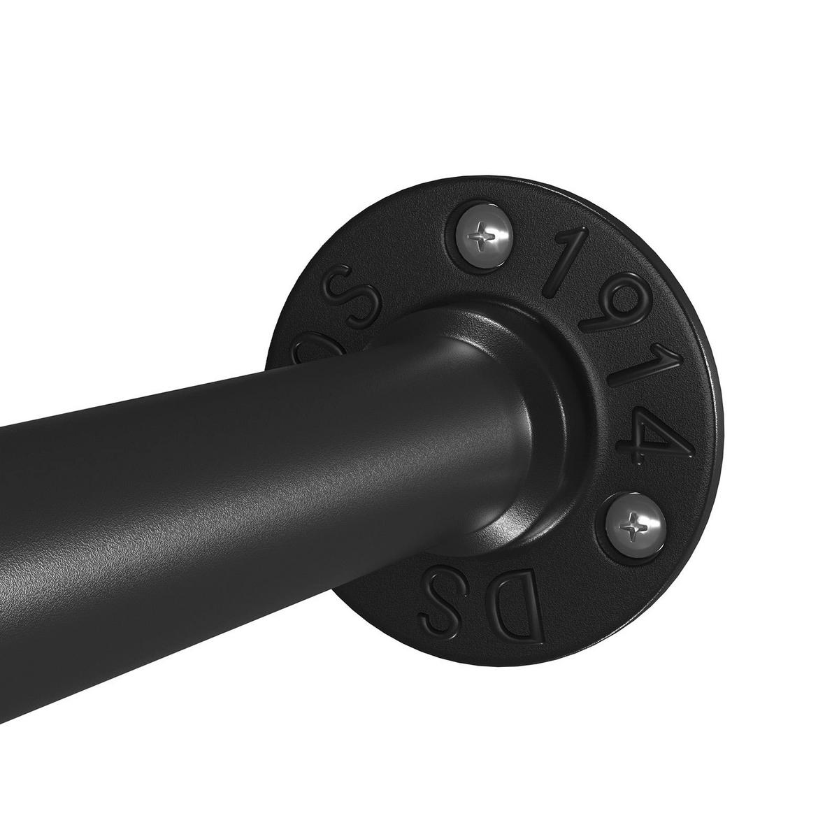 KLEIDERSTANGE 2ER-SET - Schwarz, Metall (92cm) - Hansiro