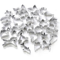 AUSSTECHFORMEN Set 26-teilig Edelstahl - Silberfarben, Metall (22/2.5/30.5cm)