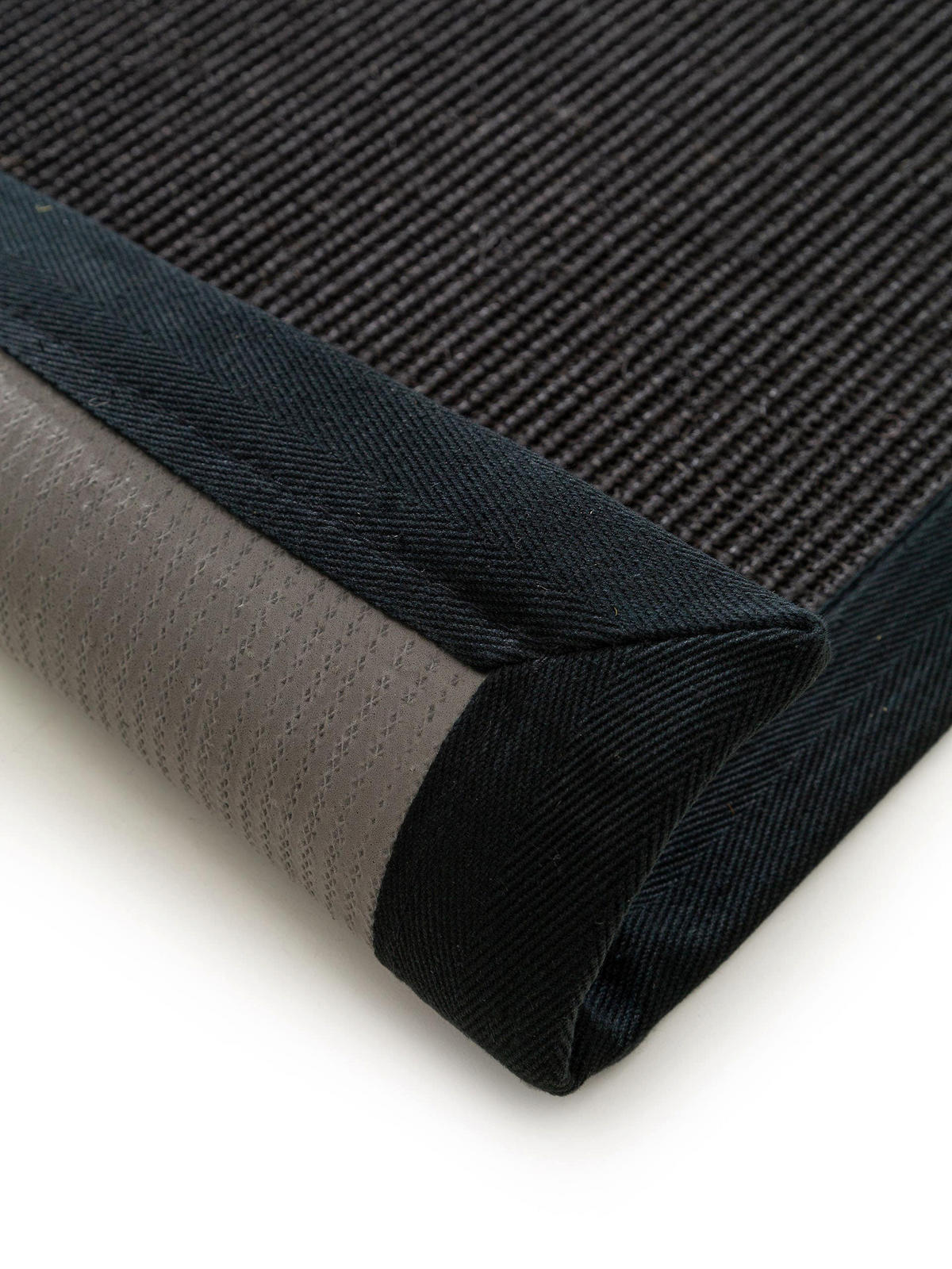FUSSMATTE Sana Schwarz 40x60 cm - Schwarz, Textil (40/60cm) - benuta Nest