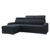 ECKSOFA Oslo 2rLC - Silberfarben/Blaugrau, Holz/Textil (235/170cm) - MIRJAN24