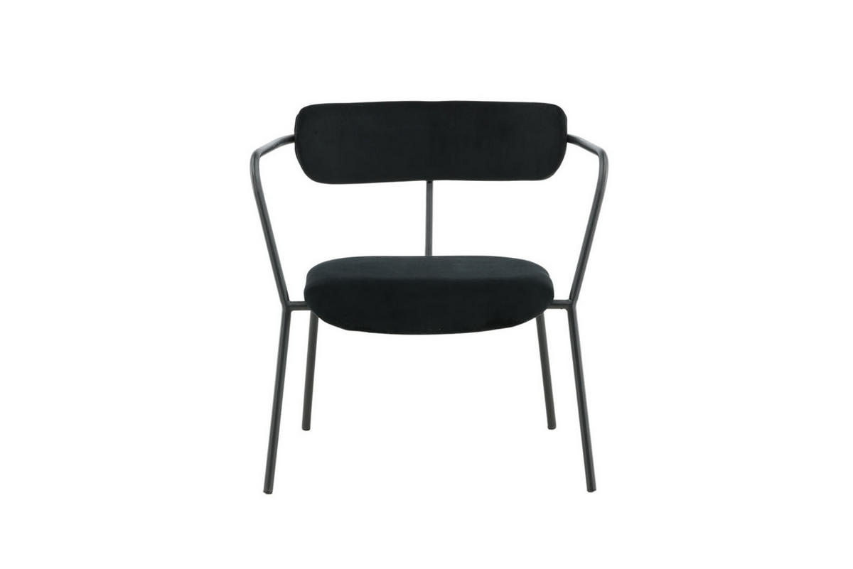 SESSEL schwarz - Schwarz, Holzwerkstoff (68/69/66cm) - ebuy24