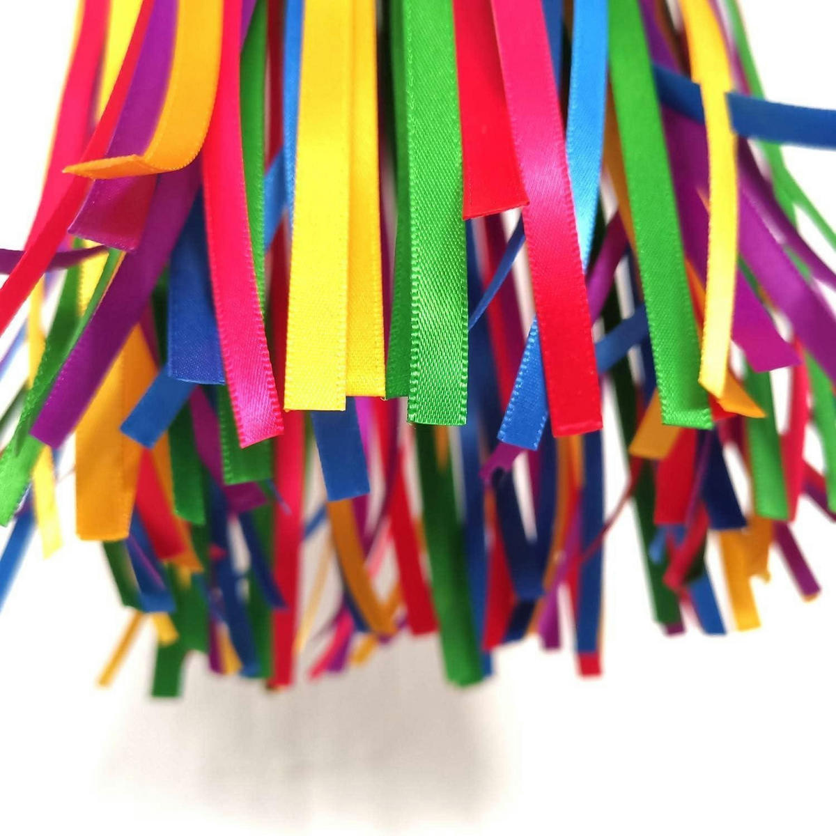 WINDSACK-STREAMER Satinband bunt 104 cm - Multicolor, Textil (15/15/104.9cm)