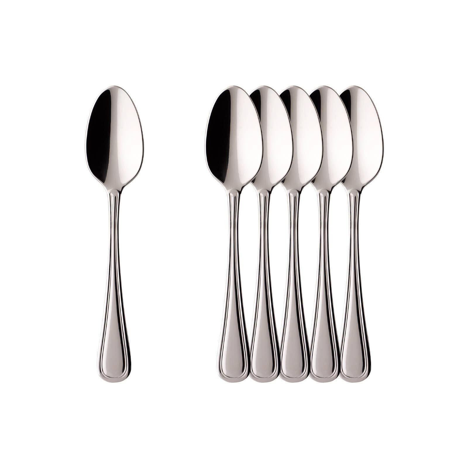 ESPRESSOLÖFFEL Neufaden Merlemont edelstahl 10,9 cm 6er Set - Silberfarben, Metall - Villeroy & Boch