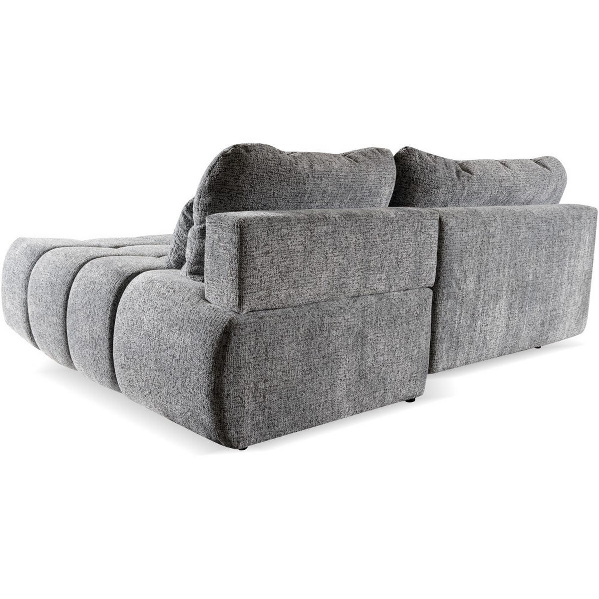 ECKSCHLAFSOFA Terio mit Bettkasten, rechts, Grau - Grau, Textil (225/172cm) - Beautysofa