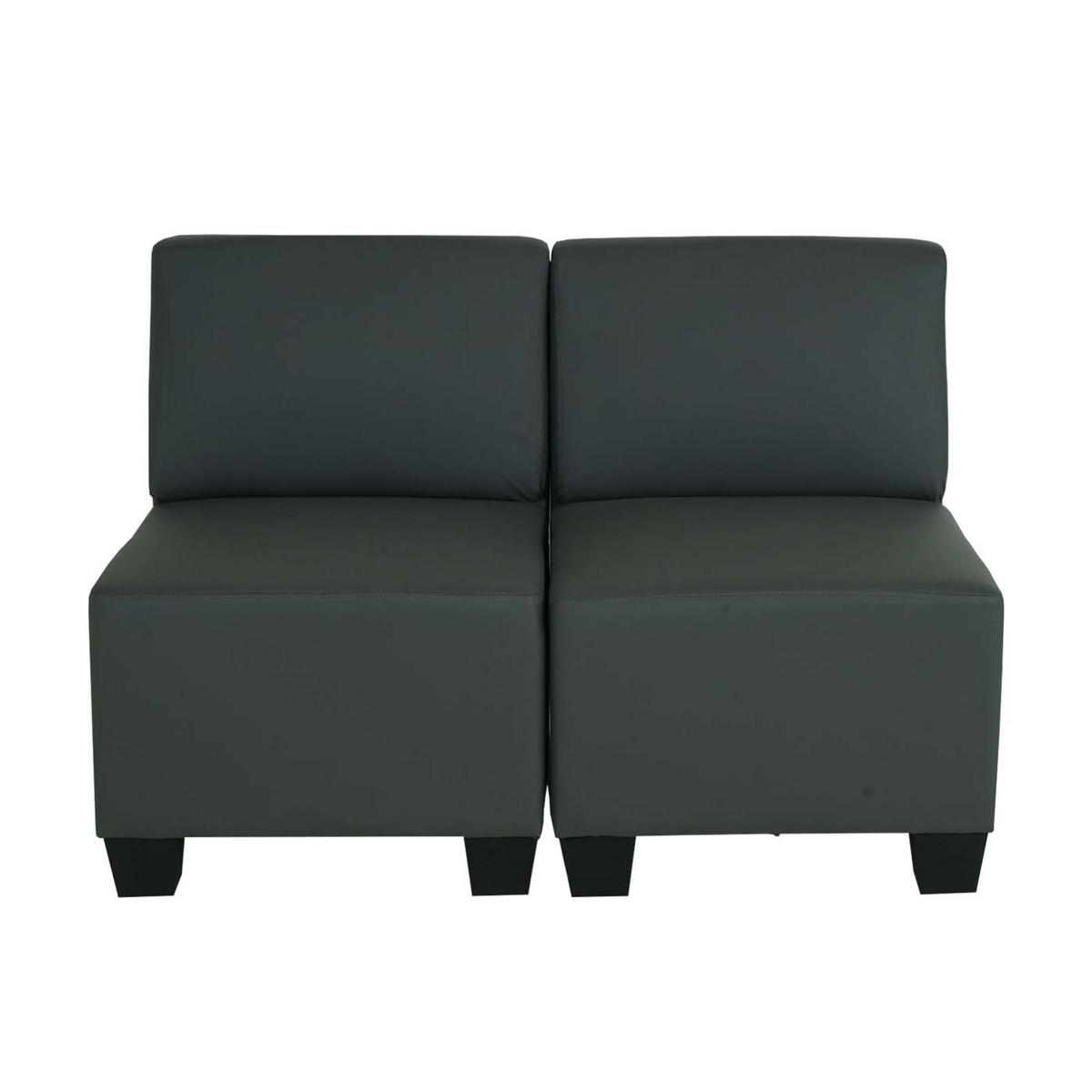 2-SITZER Grau - Grau, Textil (114/76/72cm) - MCW