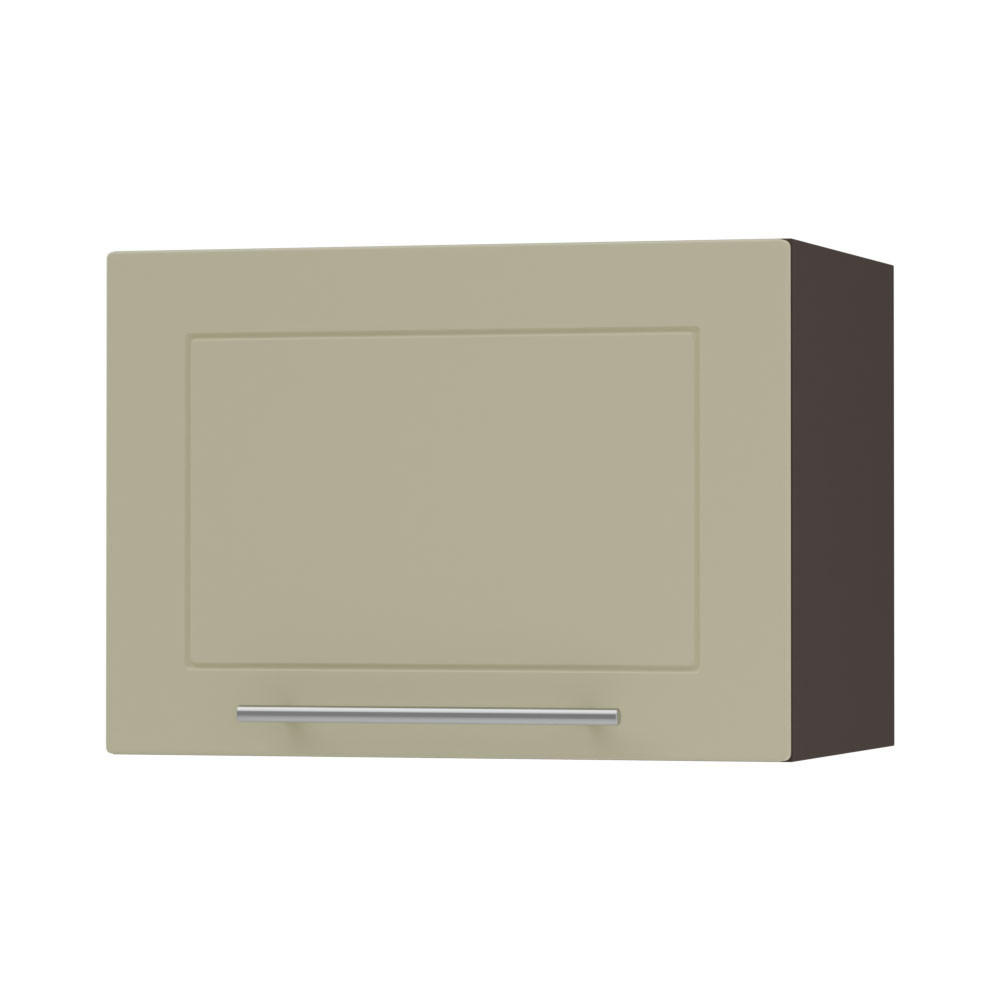 KÜCHENHÄNGESCHRANK Kvantum W4B/50 Vanille Matt / Lava Matt 50 / 32,5 / 36cm - Dunkelgrau/Creme, Holz/Holzwerkstoff (50/36/32.5cm) - Feldmann-Wohnen