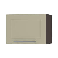 KÜCHENHÄNGESCHRANK Kvantum W4B/50 Vanille Matt / Lava Matt 50 / 32,5 / 36cm - Dunkelgrau/Creme, Holz/Holzwerkstoff (50/36/32.5cm) - Feldmann-Wohnen