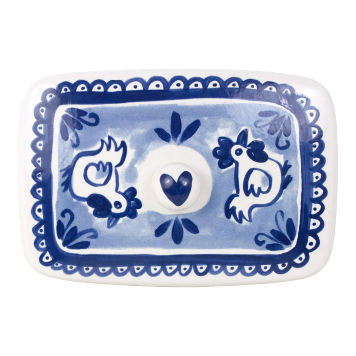 BUTTERDOSE Delfts Blond in Blau - Blau, Keramik (0.1/0.1/0.1cm) - Blond Amsterdam