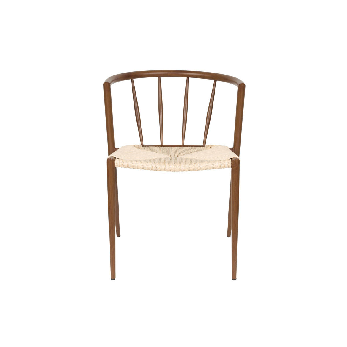 ESSZIMMERSTUHL Che Braun - 2 er Set - Beige/Braun, Metall (52/70/46cm) - Housecraft Living
