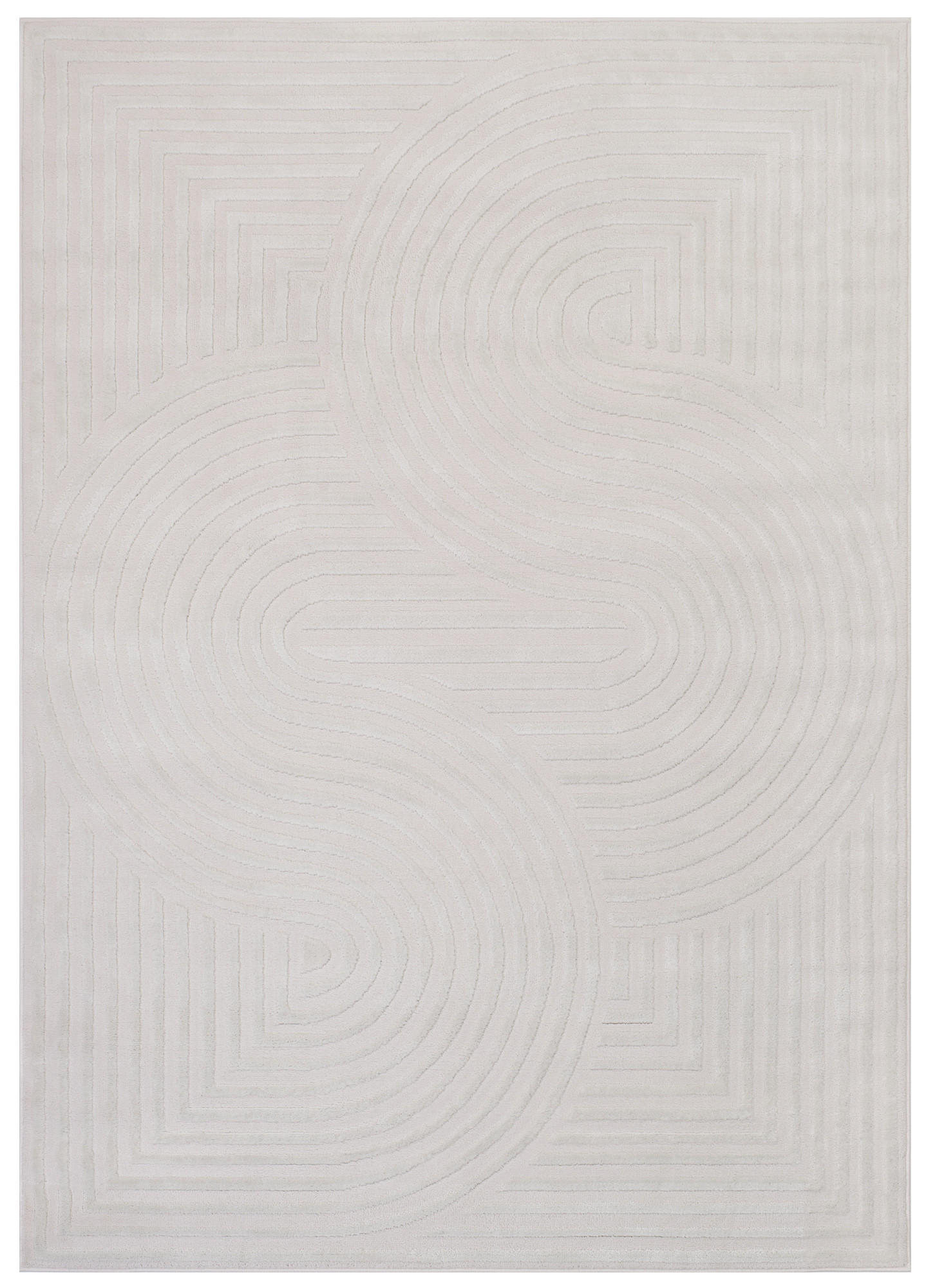 Tapiso Teppich Weiß 160x220 cm