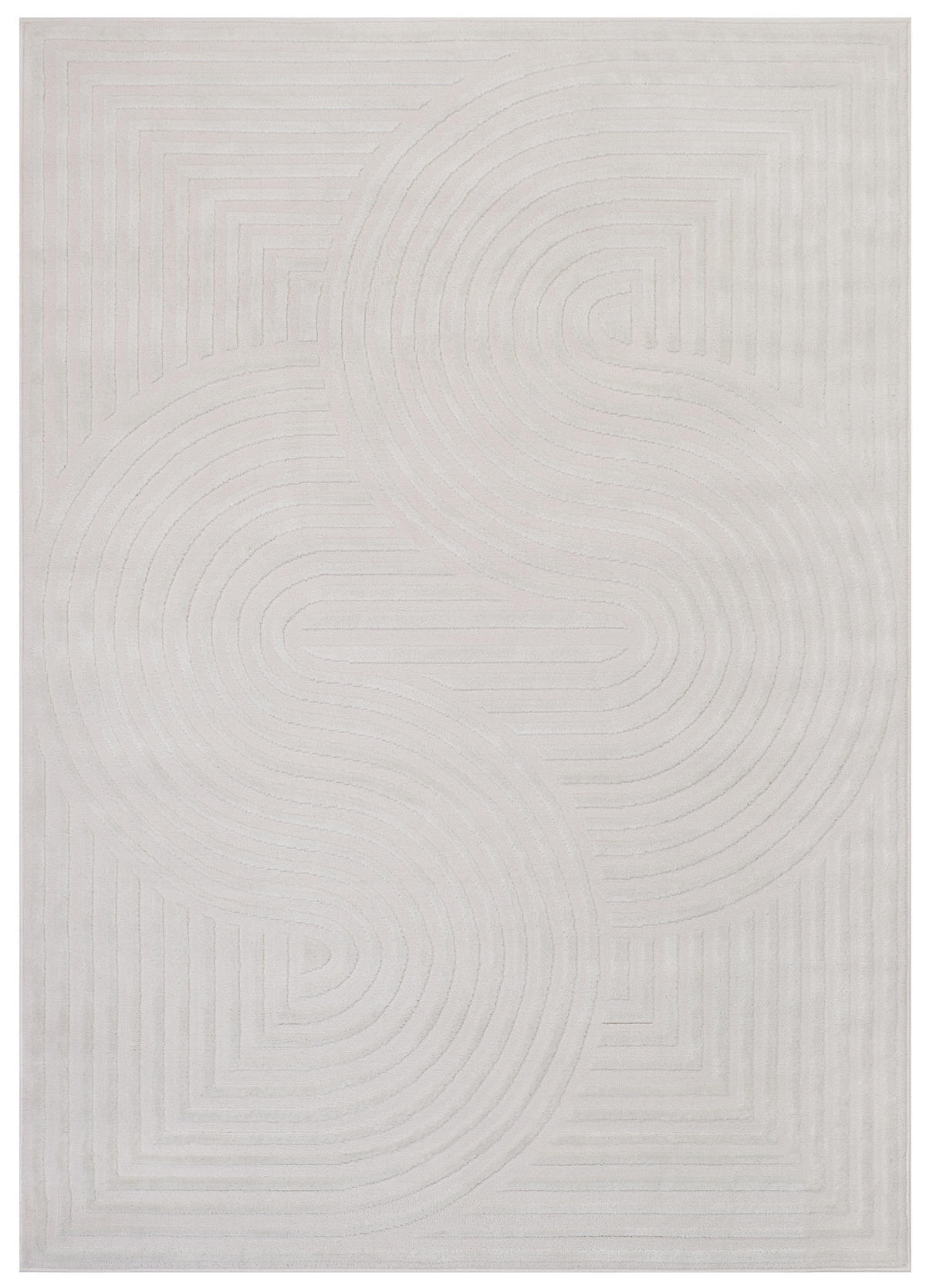 TEPPICH HYGGE Weiß 200/300 cm - Weiß, Kunststoff (200/300cm) - Tapiso