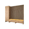 GARDEROBE Balma VI - Orange, Holzwerkstoff (230/206/44cm) - MIRJAN24