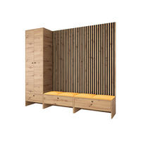 GARDEROBE Balma VI - Orange, Holzwerkstoff (230/206/44cm) - MIRJAN24