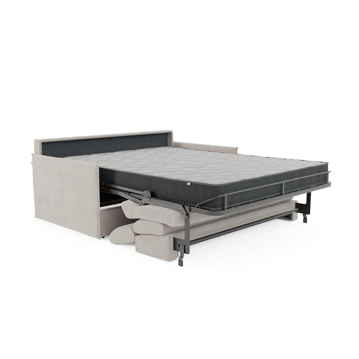 LINEARSOFA Miryam - Weiß, Metall (149/83/98cm) - Divani.store