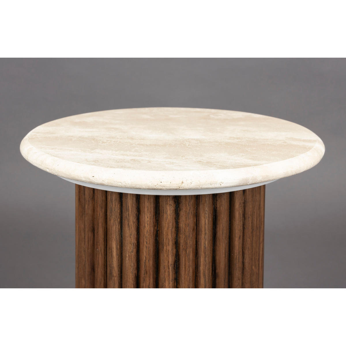 BEISTELLTISCH Arda 35 cm - Beige, Holz (35/35/40cm) - Dutchbone