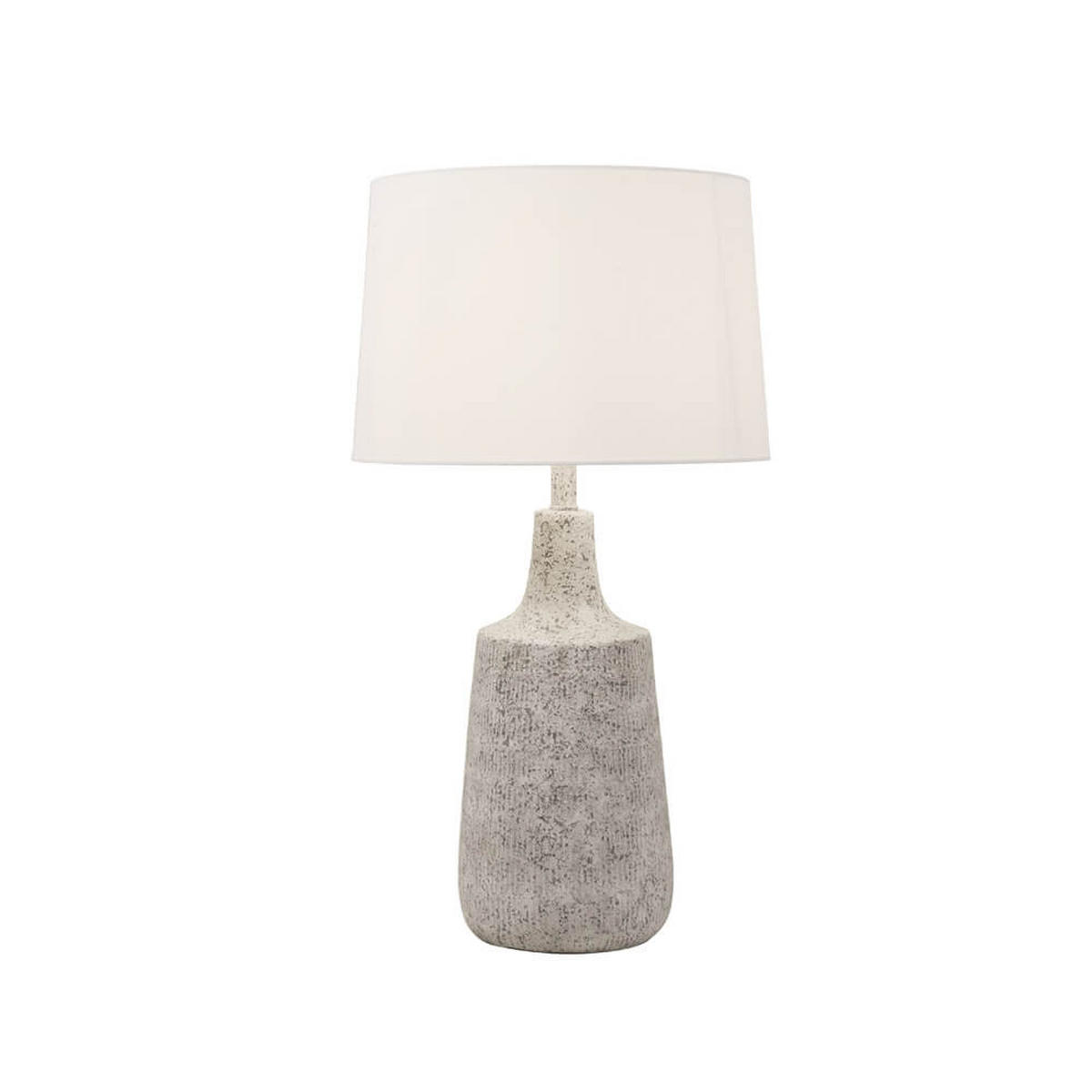 TISCHLAMPE CARO - Weiß, Kleine Tischlampe - Weiß, Holz/Kunststoff (37/37/66cm) - Home Deluxe