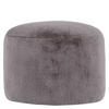 SITZPOUF Milano Kaninchenkunstfell - Grau, Textil (55/35/55cm) - icon