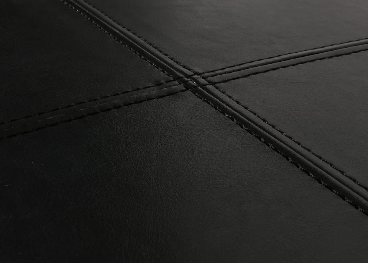 SITZBANK MIT AUFBEWAHRUNG XXL Schwarz - Schwarz, Textil (180/45/45cm) - MCW