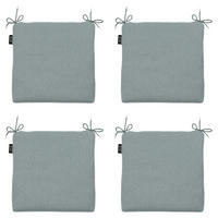 SITZKISSEN Canvas 40/40 cm 4er-Set - Silberfarben, Textil (40/4/40cm) - Madison