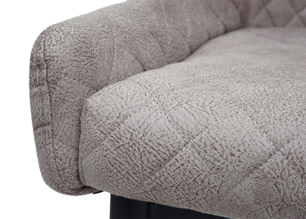 BÜROSTUHL Hellgrau - Hellgrau, Textil (52/90/58cm) - MCW
