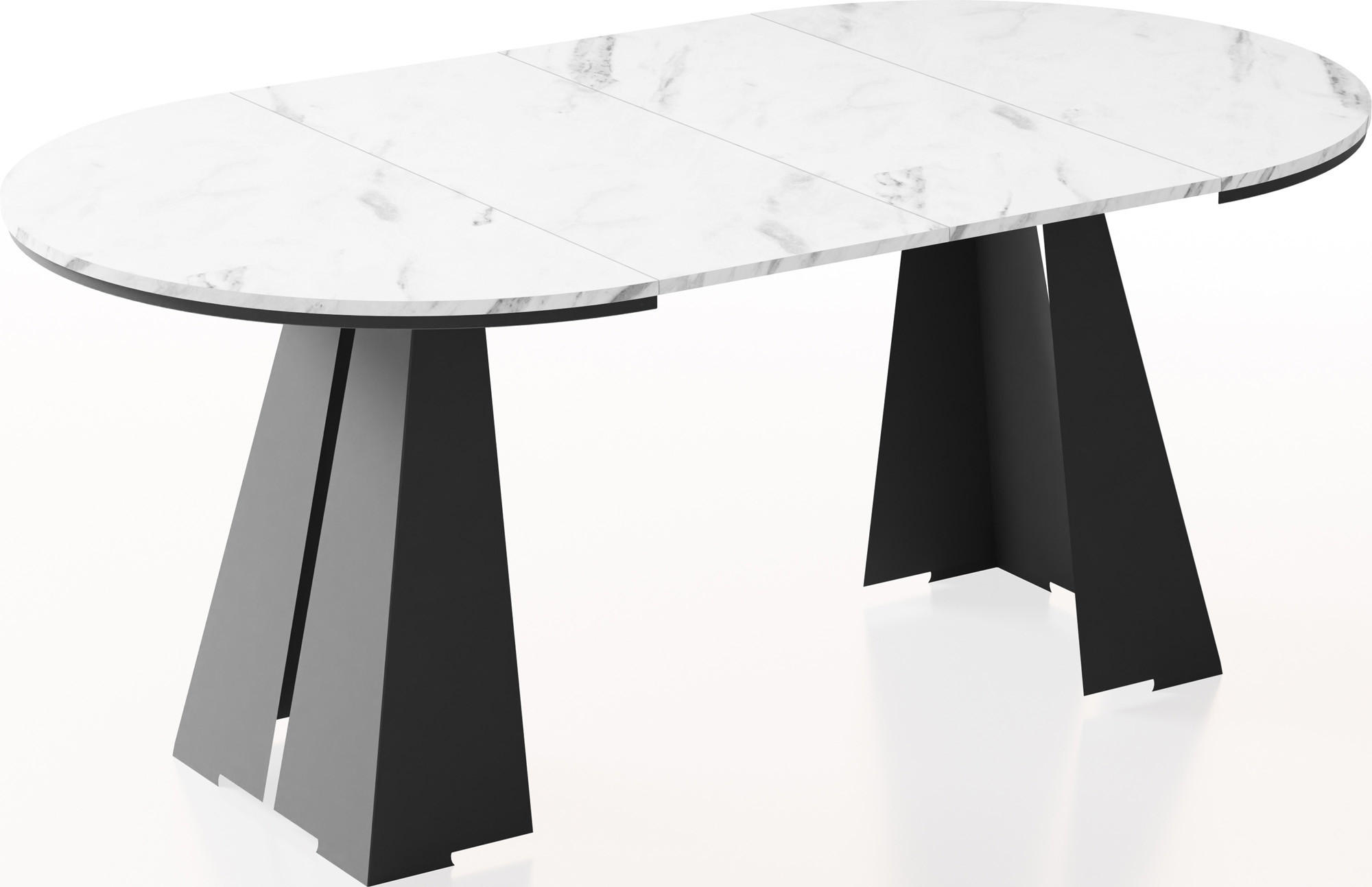 Thumbnail - WFL Group Esstisch, Ecru, Holzwerkstoff, Rund,Rund, 100x76x100 cm, Esszimmer, Tische, Esstische