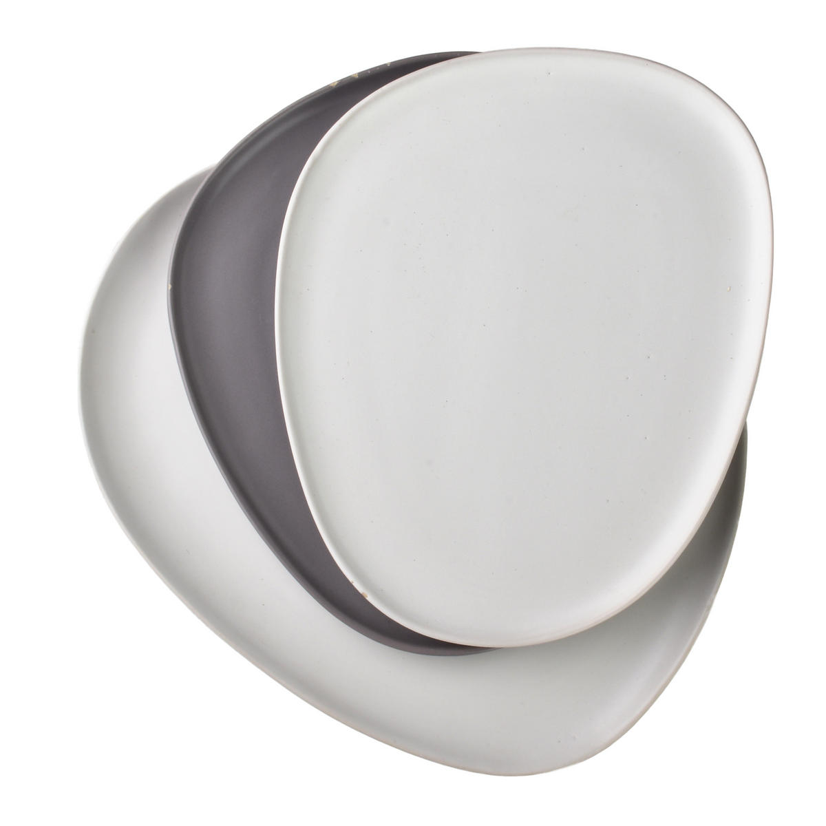 SERVIERPLATTE Basic Nature Weiß 32x26x2,5 cm Keramik - Weiß, Keramik (26/2.5/32cm) - Mondex