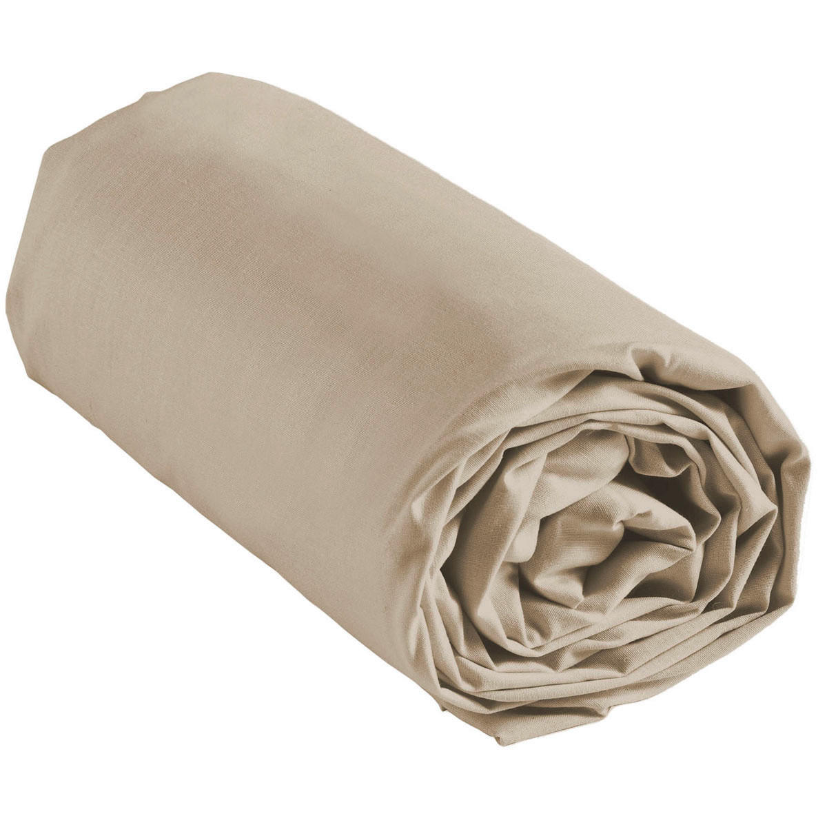 Douceur d´intérieur Spannbettlaken Beige 200x160 cm