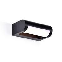 WANDLEUCHTE Ilona, Schwarz und weiß, 17.6cm - Weiß, Metall (10/6.3/17.6cm) - KOSILUM