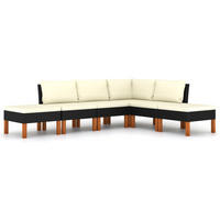 GARTENSET Yee 6-teilig - Schwarz, Metall - Nettlife