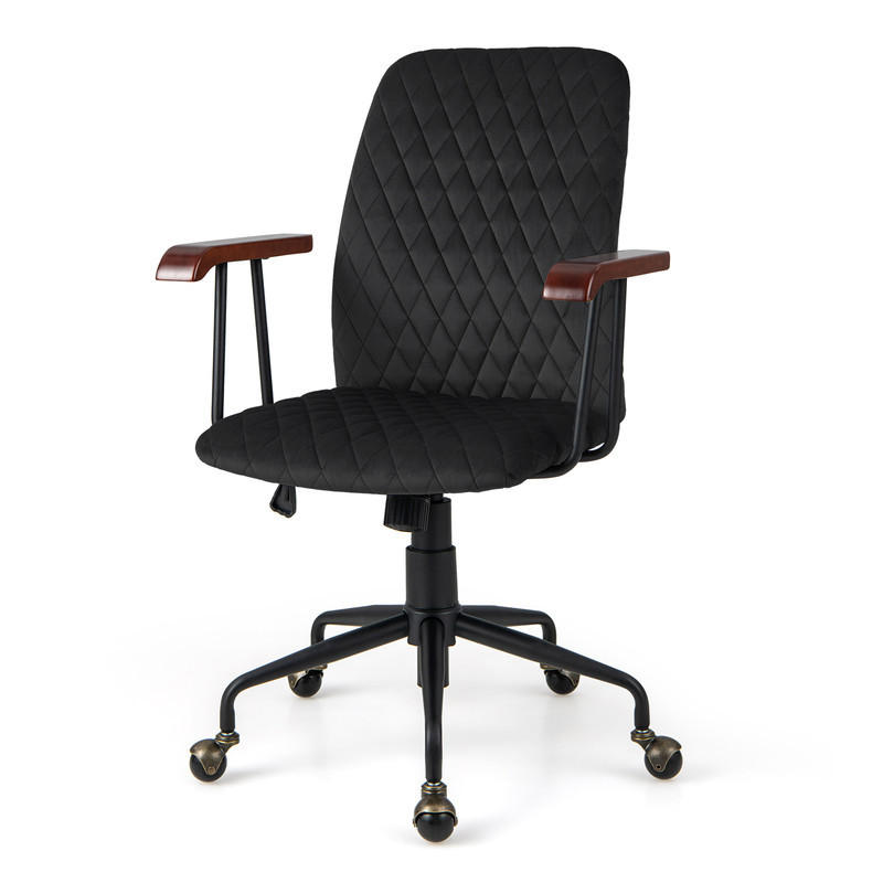 Costway Bürostuhl Schwarz 62.5x89.5x60.5 cm