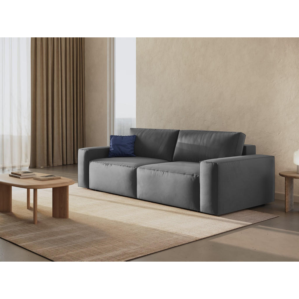 Thumbnail - Micadoni Sofa, Grau, Textil, 3-Sitzer, 107x86x247 cm, Hergestellt in Europa, Oeko-Tex®, Wohnzimmer, Sofas & Couches, Sch...