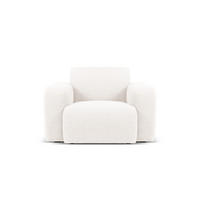 SESSEL Molino aus Boucle weiß - Weiß, Textil (95/72/105cm) - Micadoni