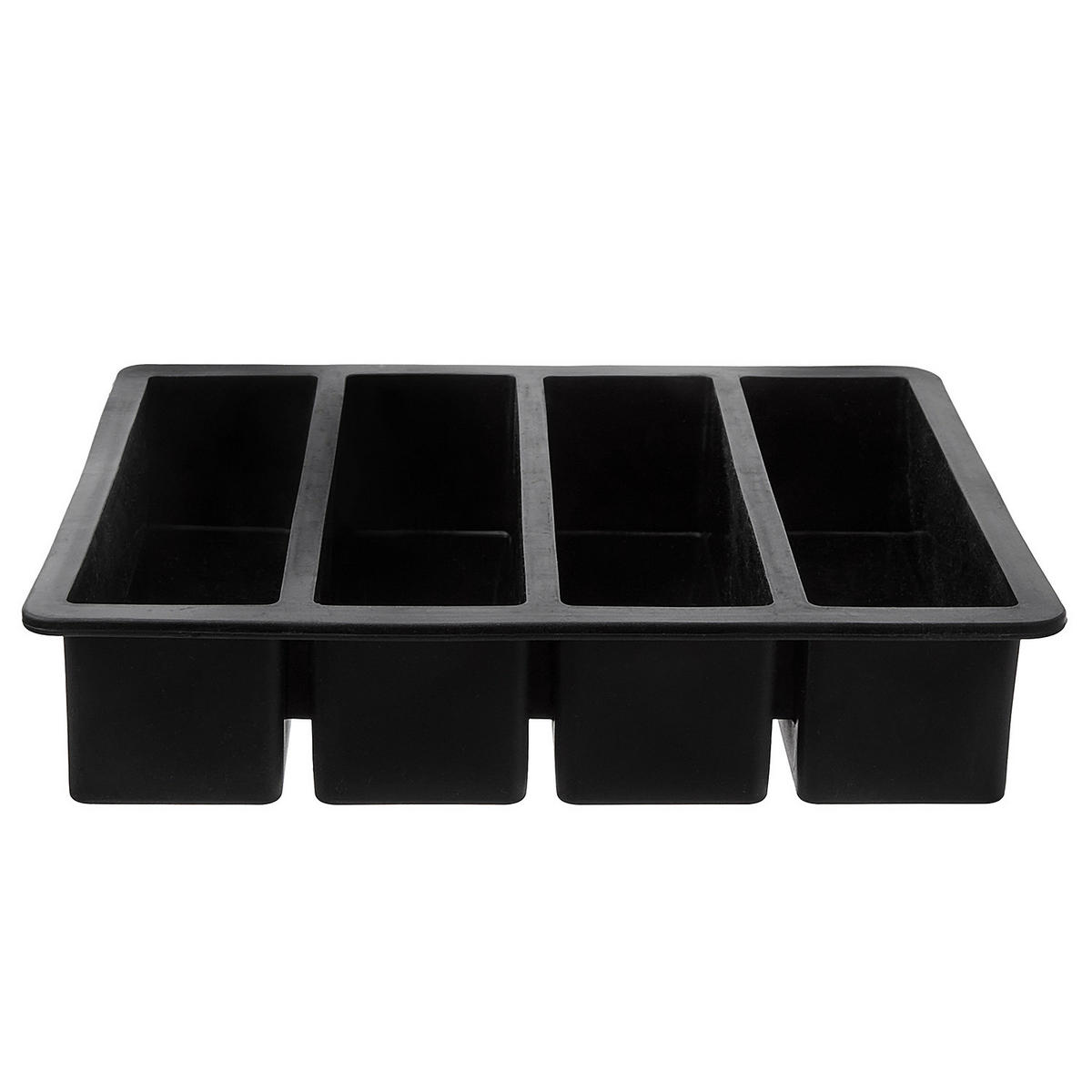 EISWÜRFELFORM Cool Down - Schwarz, Kunststoff (15/6/18cm) - Butlers