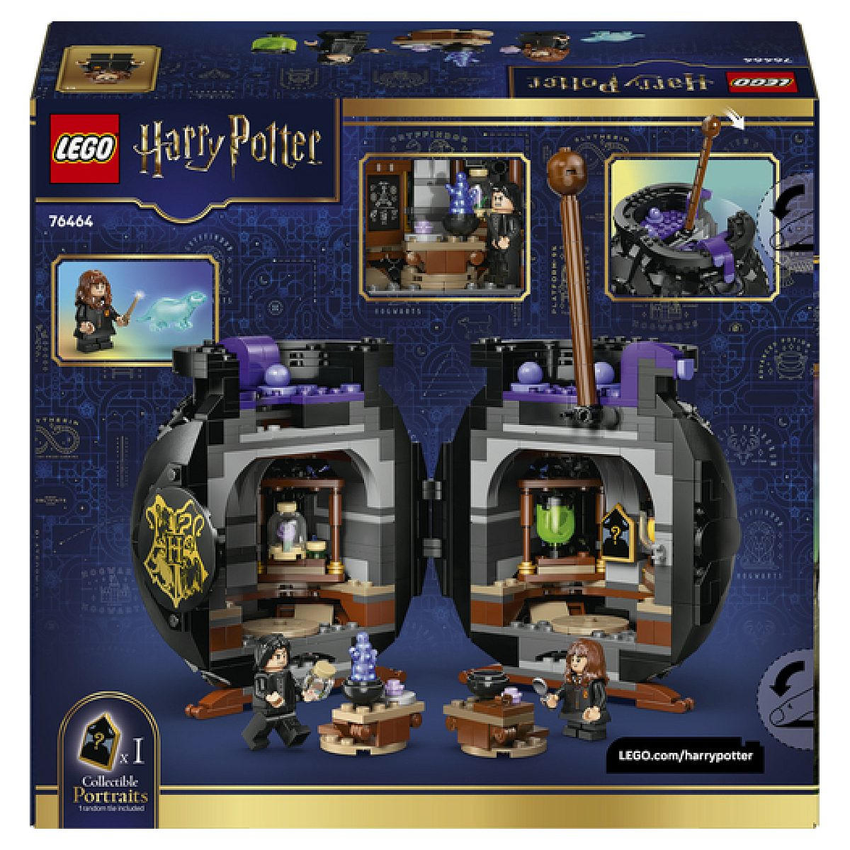 KLEMMBAUSTEINE Der Kessel: Zaubertrankunterricht (Verstecktes Harry Potter Set) - Rot, Kunststoff (26.2/9.6/28.2cm) - Lego