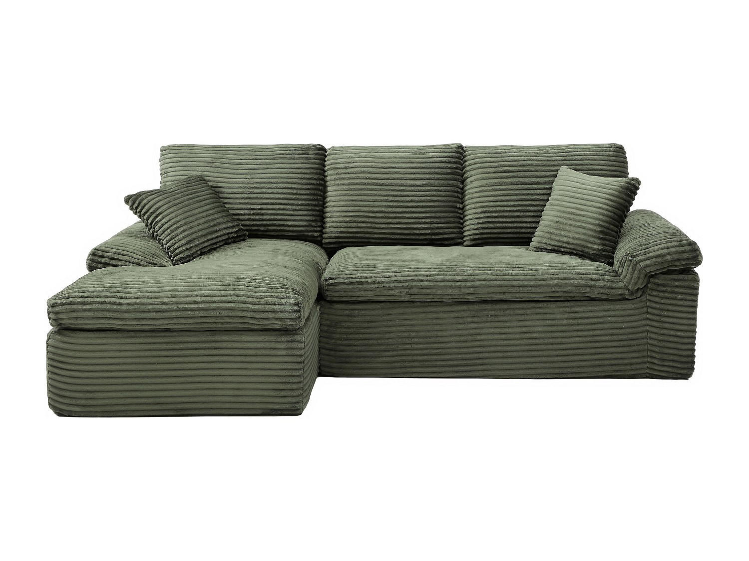 Vente-Unique Sofa Schlamm 246x101 cm