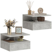NACHTTISCH Zementgrau 1 Stück - Beige, Kunststoff (32/22.5/35cm) - GiPP