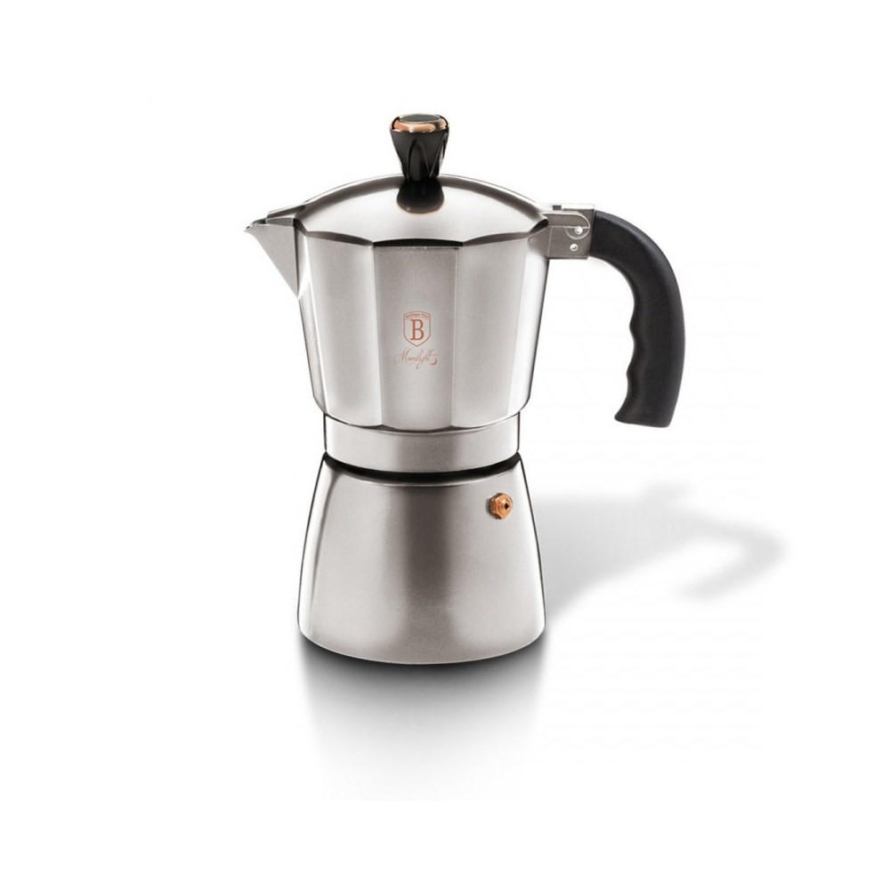ESPRESSOKOCHER Silber 10/10/20 cm BH6390 - Silberfarben, Kunststoff (10/20/10cm) - Berlinger Haus
