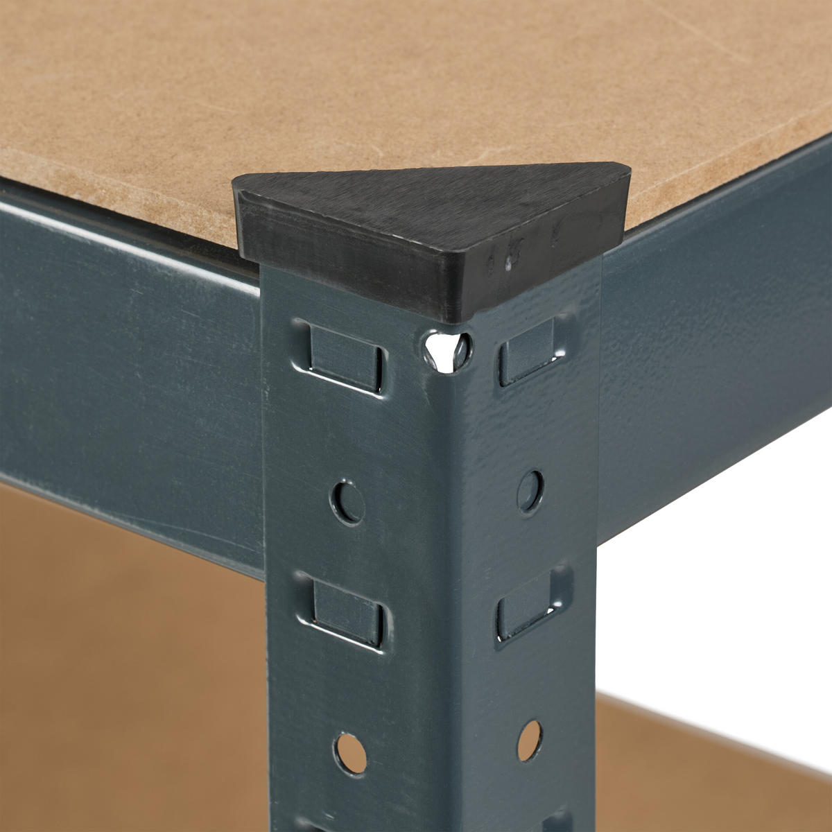 WERKBANK - Multicolor, Holzwerkstoff/Metall (120/90/60cm) - Relaxdays