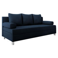 SCHLAFSOFA Dover - Chromfarben/Blau, Holz/Kunststoff (192/86/80cm) - MIRJAN24