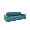 SCHLAFSOFA Natalia - Blau, Holzwerkstoff/Textil (252/85/105cm) - Fun Möbel
