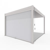 SONNENROLLO für Pergola Sand - Beige, Metall (370/236/6cm) - WEIDE