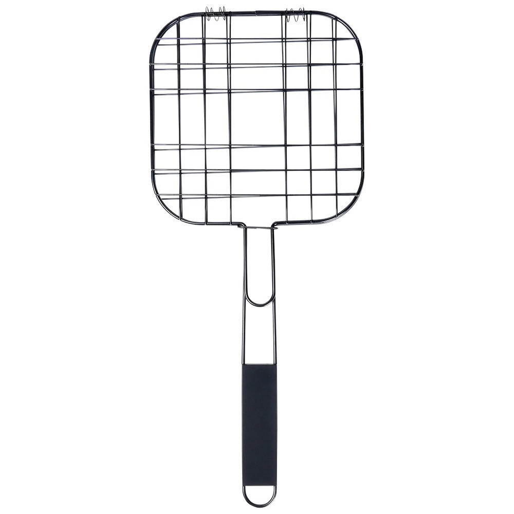 BURGER-GRILLROST antihaftbeschichtet 49 cm Schwarz - Schwarz, Metall (21.5/4/49.5cm) - Vaggan BBQ