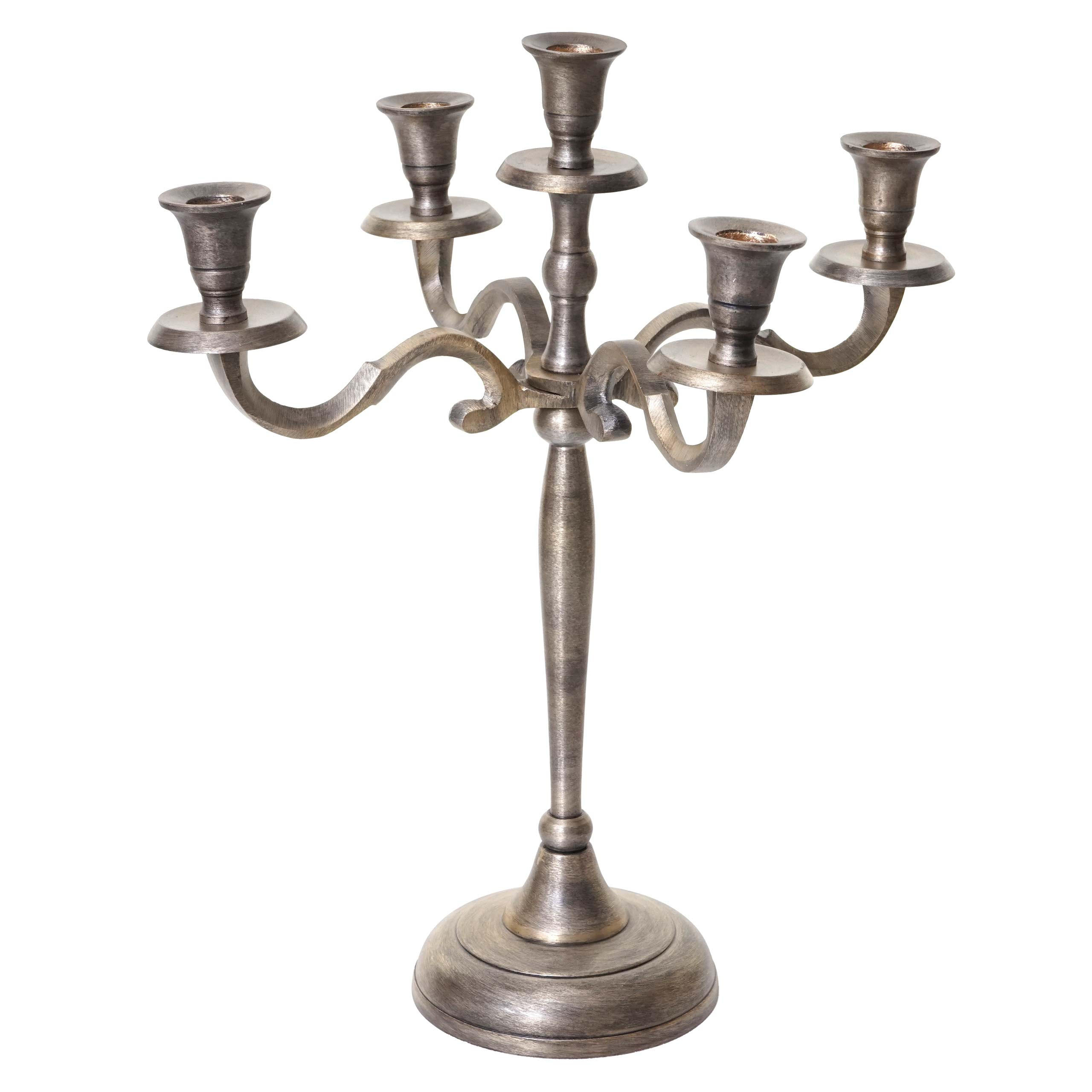 KERZENLEUCHTER 5-ARMIG Gold - Goldfarben, Metall (33/40/33cm) - MCW