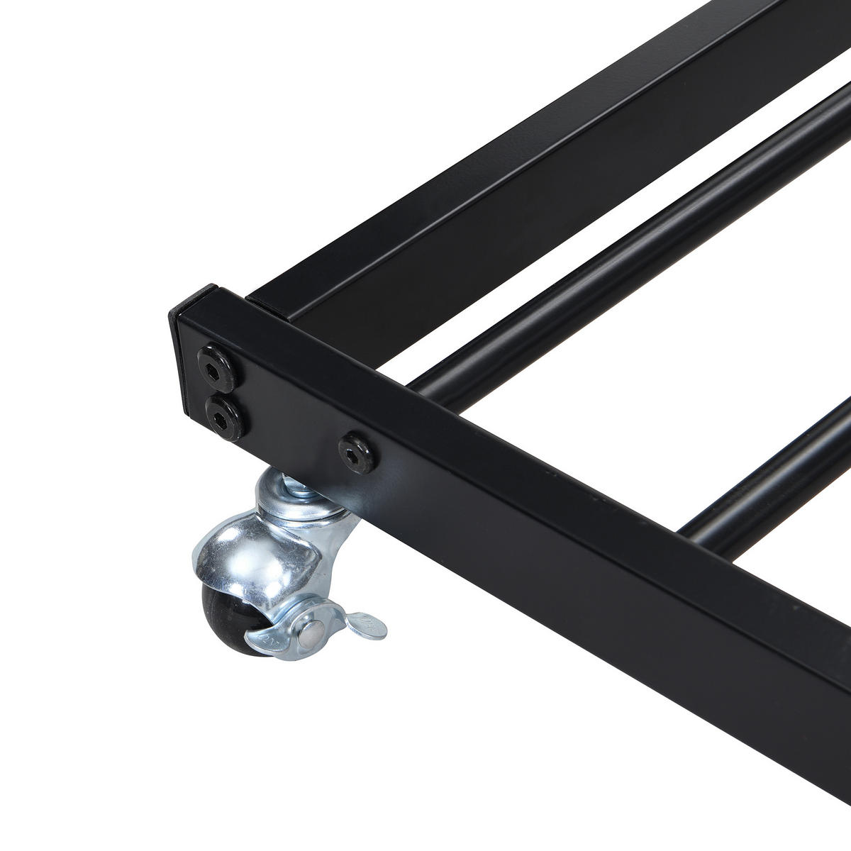 ETAGENBETT Etagenbett mit Ausziehbett Schwarz - Schwarz, Metall (90/200cm) - ComfortXL