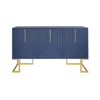 ANRICHTE Marineblau 138/40/80.5 cm - Dunkelblau, Holz (138/80.5/40cm) - PANGIVO