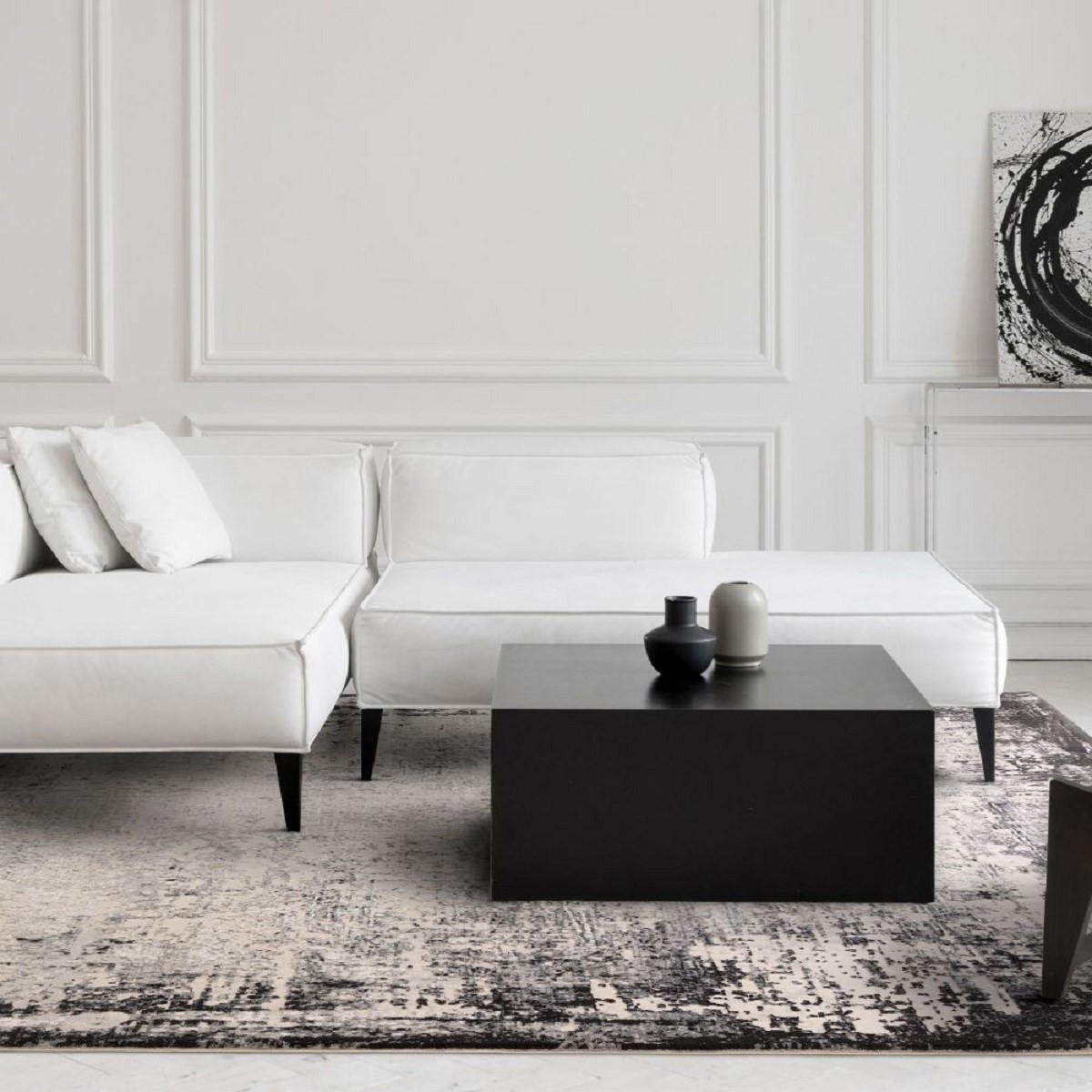 TEPPICH Moderner für Wohn- und Schlafzimmer ZUKA Grau 200 x 290 cm - Grau, Textil (200/290cm) - Novatrend