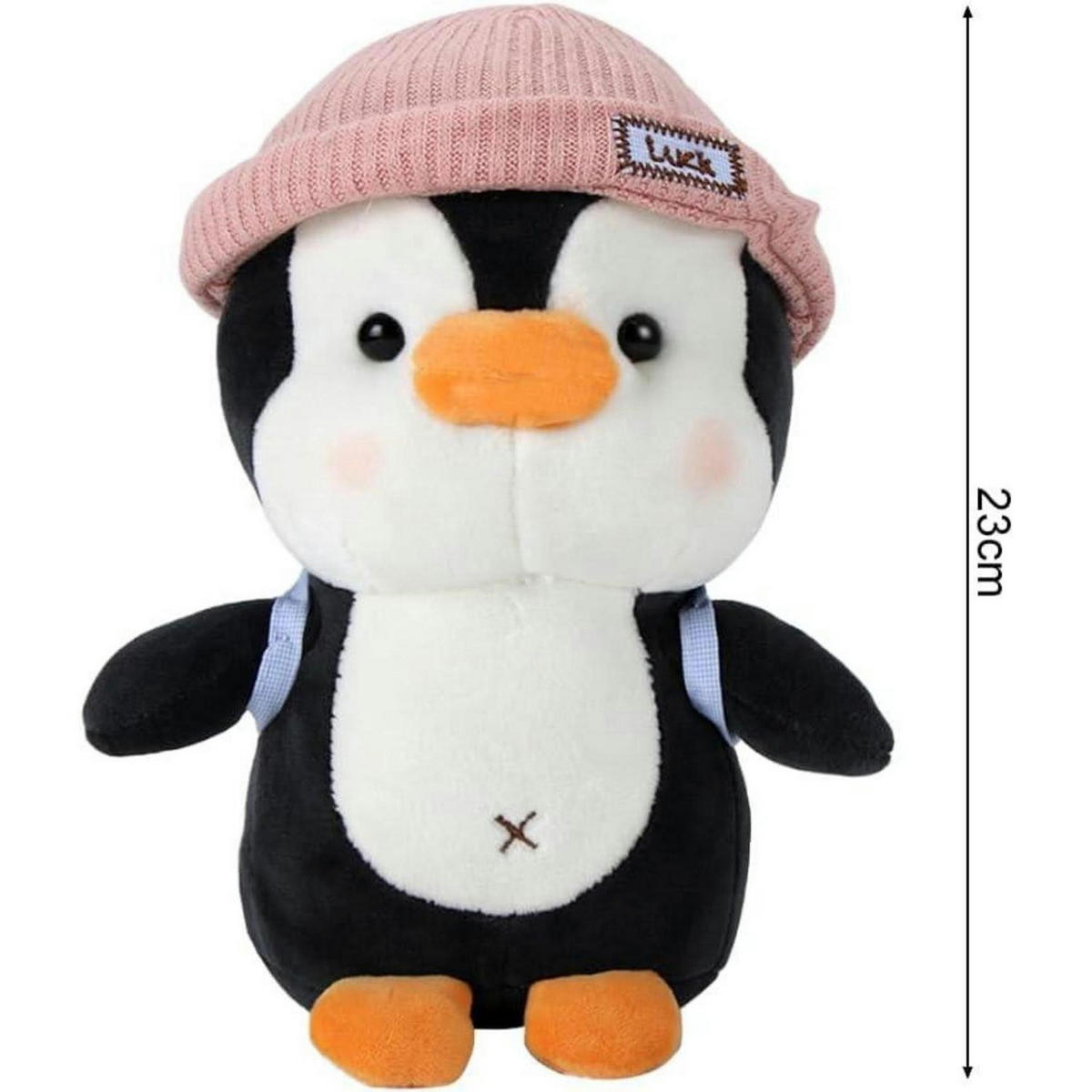 KUSCHELTIER Pinguin Rosa 23 cm - Rosa, Textil (23/23cm)