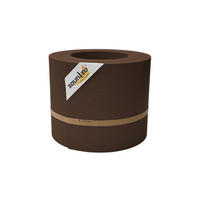 SICHTSCHUTZSTREIFEN Rille PP für Doppelstabmatten Zaun Braun 26m - Braun, Kunststoff (2600/19cm) - ZAUN|ZU