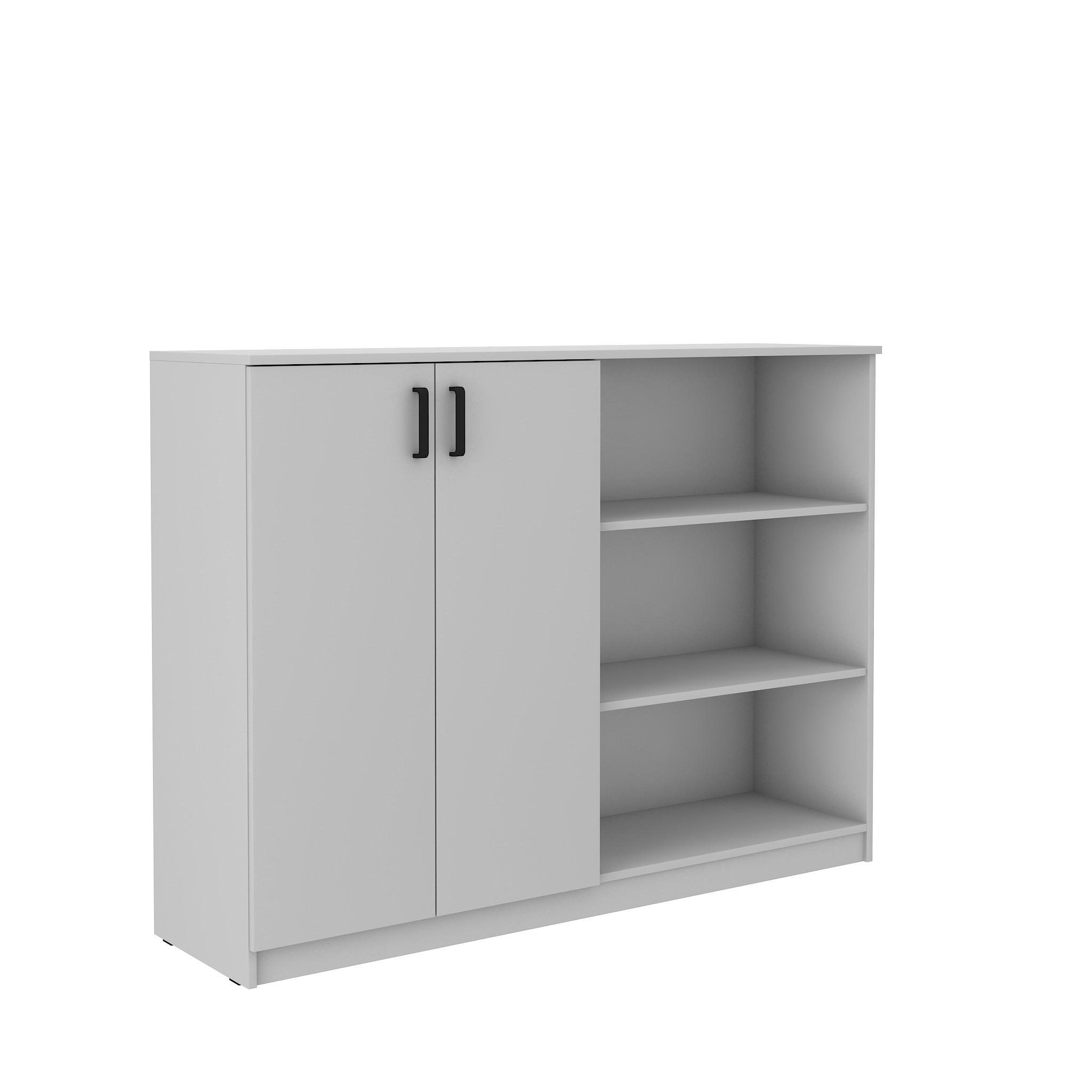 Masseno Sideboard Grau 160x117x44 cm